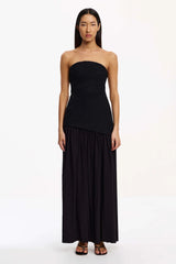 Blyth Strapless Dress - Black - BLVD