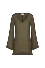 Bell Sleeve Tunic - Cypress