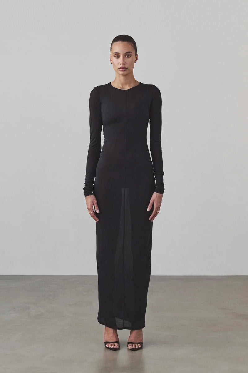 Carmen Maxi Dress - Black