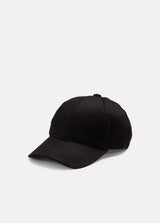 Cashmere Baseball Cap - Black