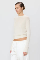 Rib Stitch Clark Sweater - Bone