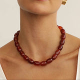 Heaven Mayhem - Clementine Necklace - Red - BLVD