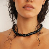 Heaven Mayhem - Clementine Necklace - Black/Black - BLVD