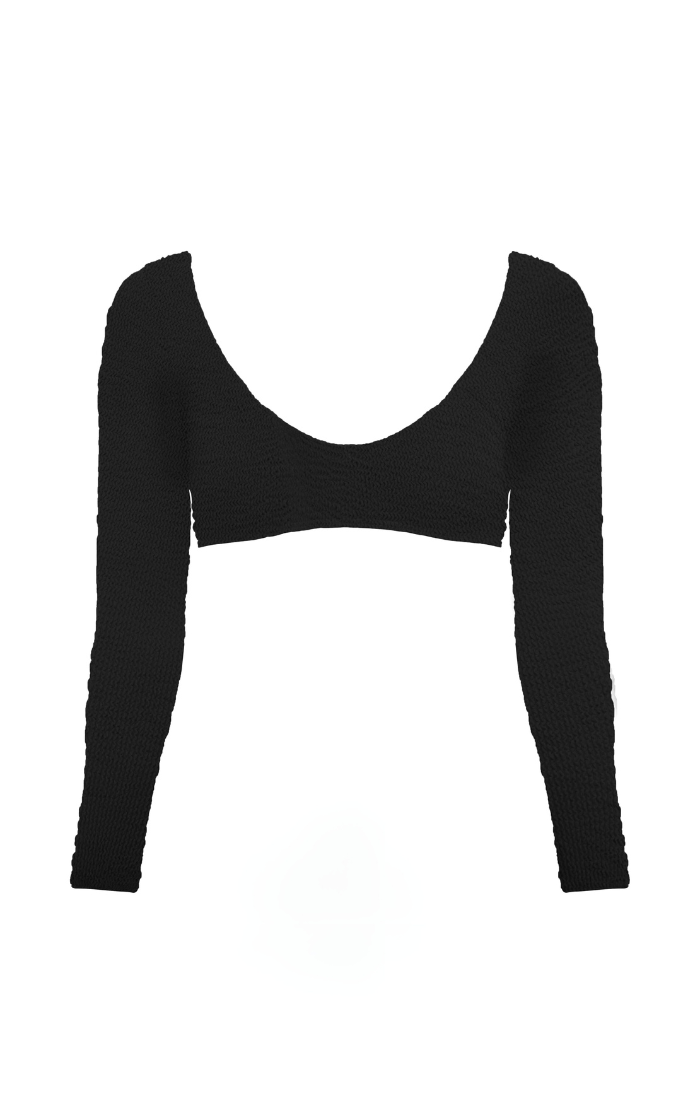 Sera Crop - Black