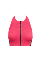 Splice Irina Crop - Raspberry/Black