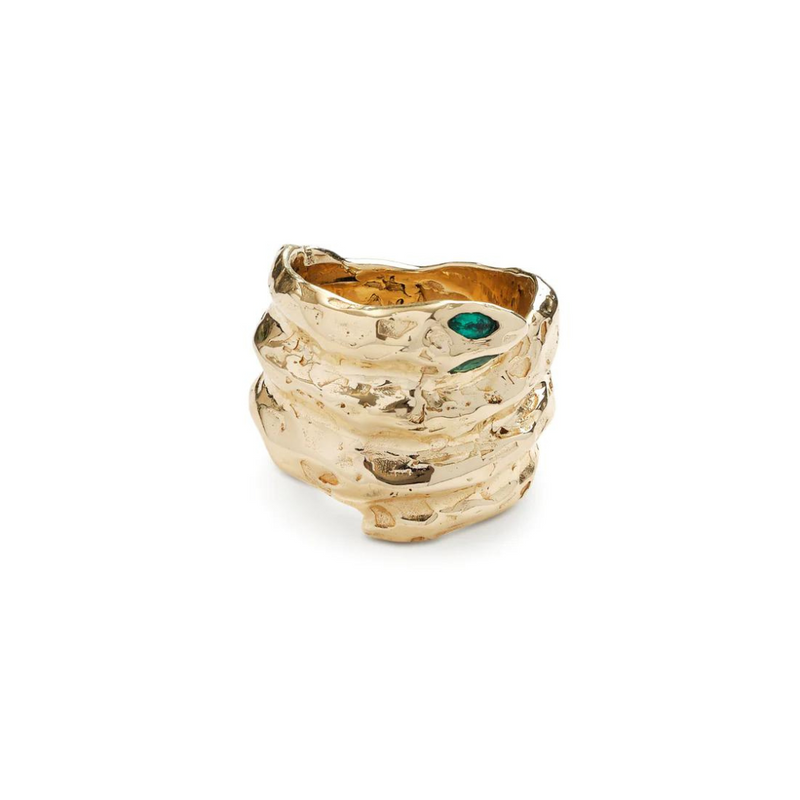 Boa Ring Emerald Eyes