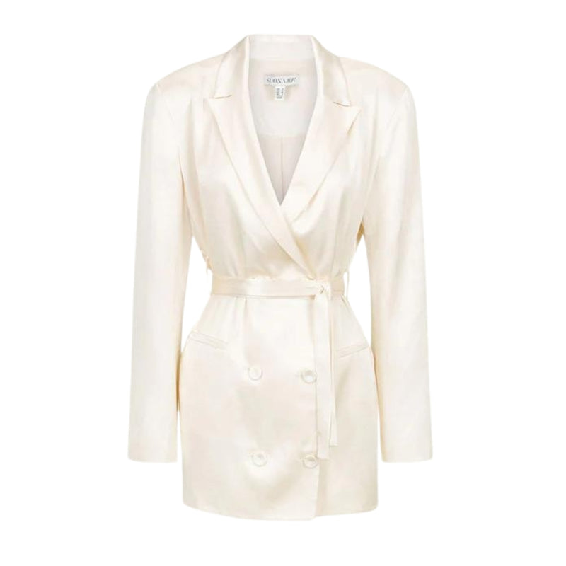 La Lune Blazer Dress - Cream