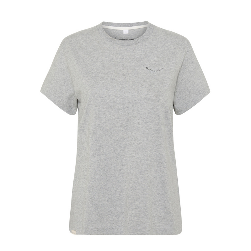 Good for Humanity Tee - Grey Marle