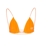 Cross Triangle Top - Bright Orange