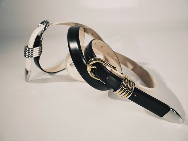 Hollyhock Mixed Metal - Black / Silver & Gold