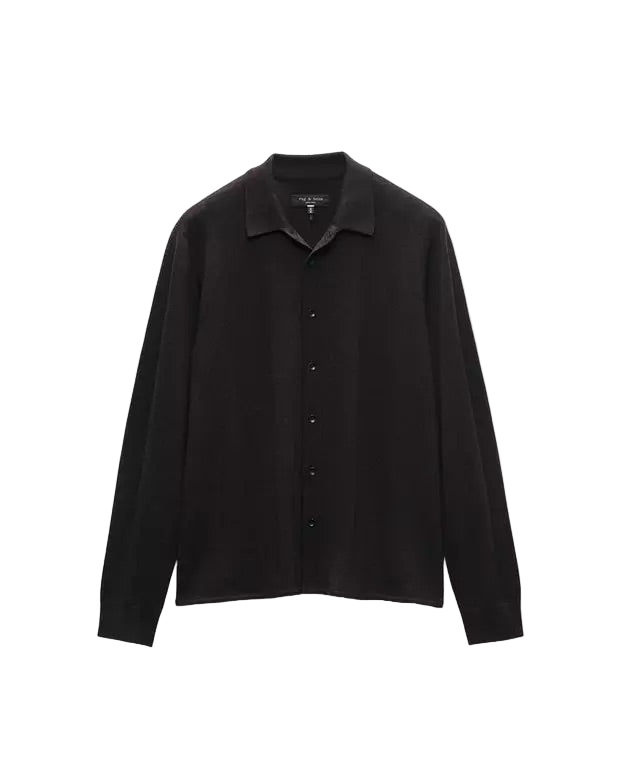 Crawford Button Up - Dark Brown