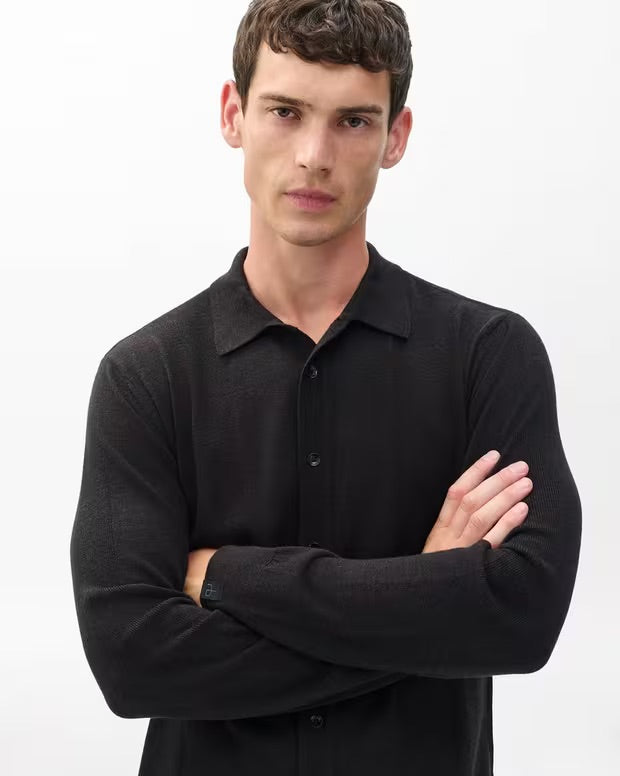 Crawford Button Up - Dark Brown