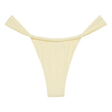 Sandra Bikini Bottom - Cream Rib