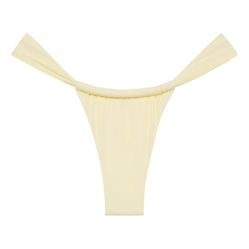 Sandra Bikini Bottom - Cream Rib