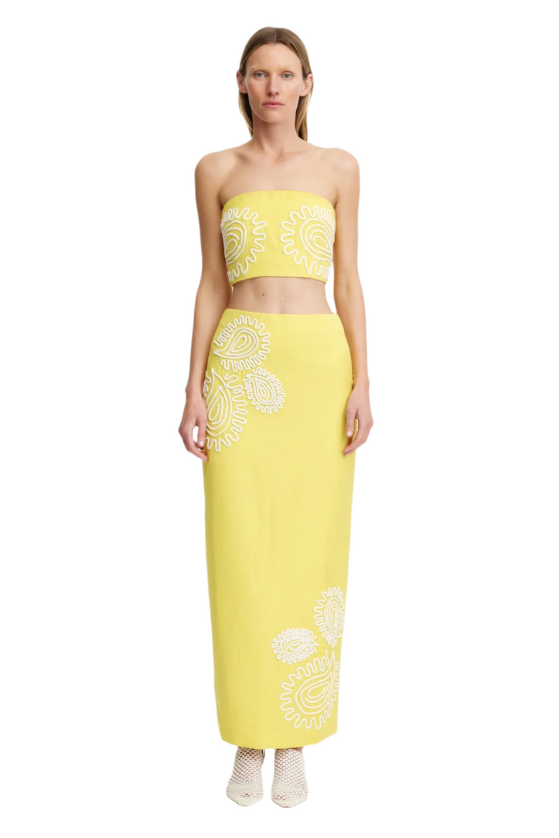 Carly Skirt - Lemon