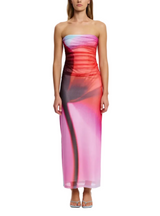 Sura Strapless Dress - Tropical
