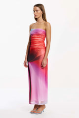 Sura Strapless Dress - Tropical