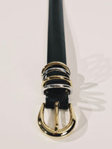 Hollyhock Mixed Metal - Black / Silver & Gold