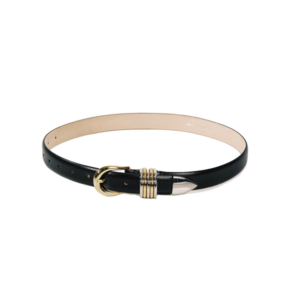 Hollyhock Mixed Metal - Black / Silver & Gold