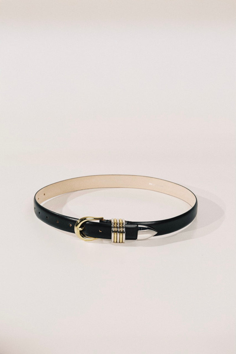Hollyhock Mixed Metal - Black / Silver & Gold