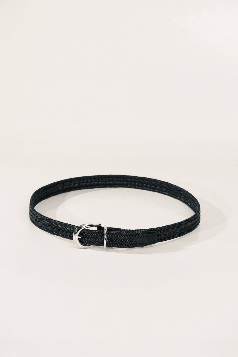 Hollyhock Loom Braided - Black / Silver