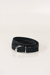 Hollyhock Loom Braided - Black / Silver