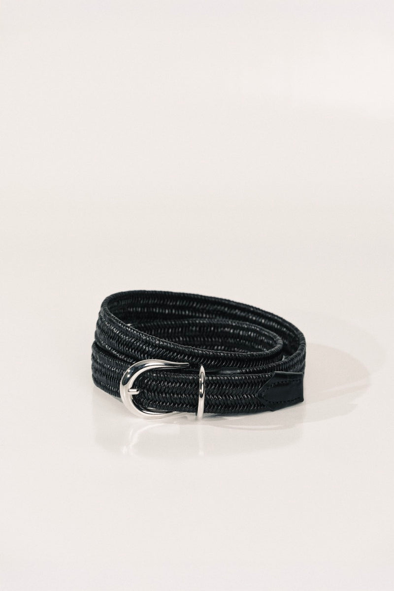Hollyhock Loom Braided - Black / Silver