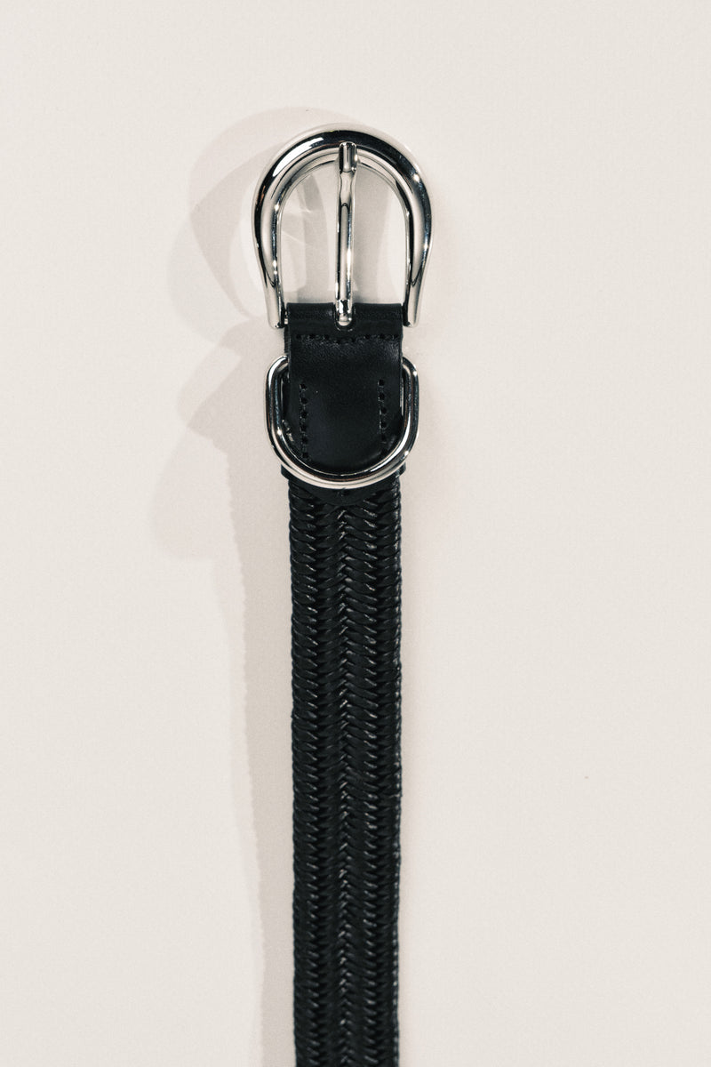 Hollyhock Loom Braided - Black / Silver