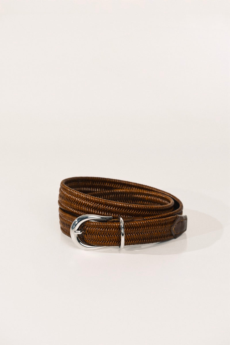 Hollyhock Loom Braided - Mahogany / Silver