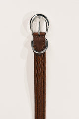 Hollyhock Loom Braided - Mahogany / Silver