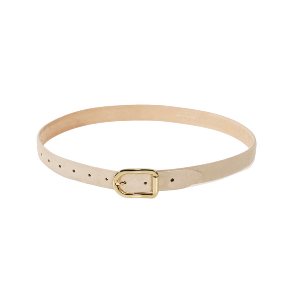 Mija Suede - Papyrus / Gold