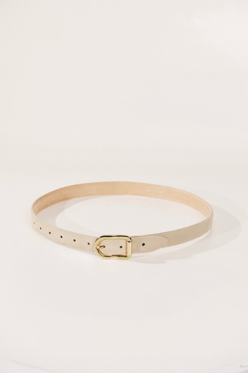 Mija Suede - Papyrus / Gold