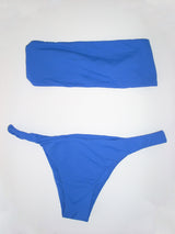 Twisted Bandeau Top - Electric Blue - BLVD