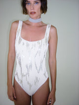 Embroidered Arpoador One-Piece - Bone - BLVD