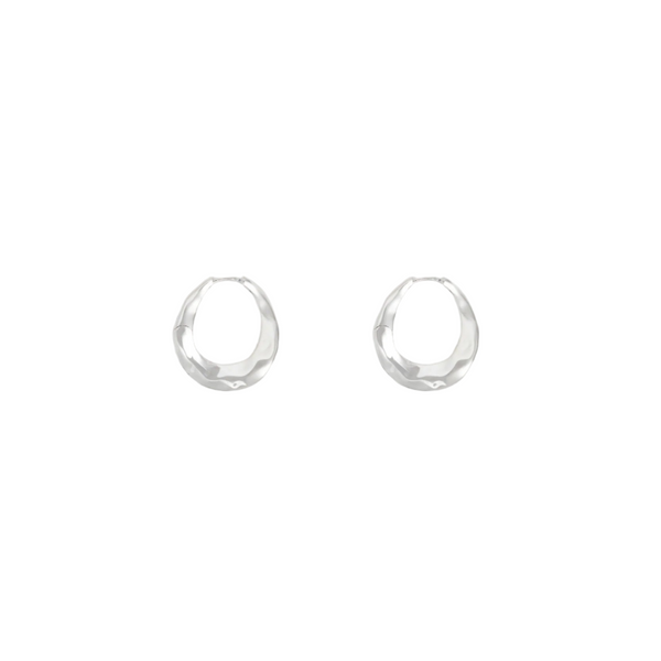 Dajia Hoop - Medium - Silver