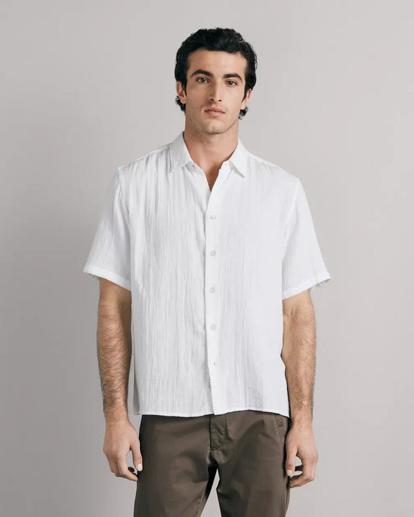 Dalton Gauze Short Sleeve Shirt - Lily
