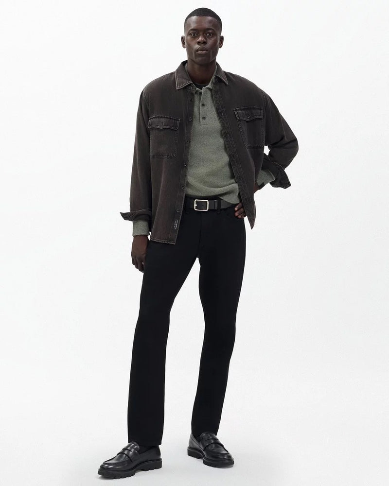 Declan Cashmere Polo - Army