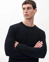 Declan Cashmere Crew - Black