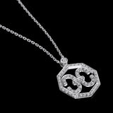 Harmony Iconic Octagon Necklace - White Gold