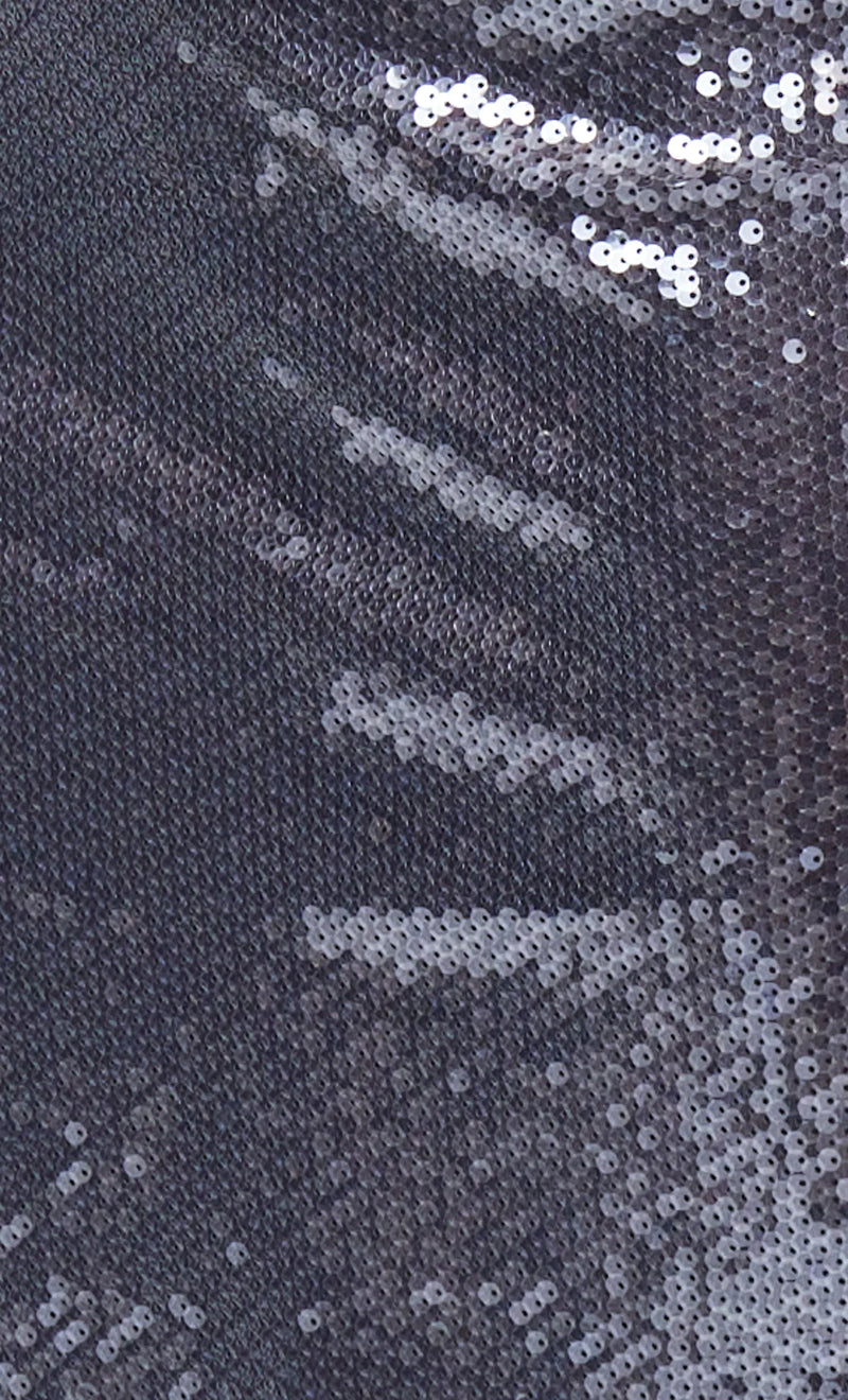 Venus Sequin Mini Dress - Silver/Black BLVD Venus Sequin Mini Dress - Silver/Black BLVD