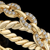 Harmony Crossover Ring - Gold - BLVD