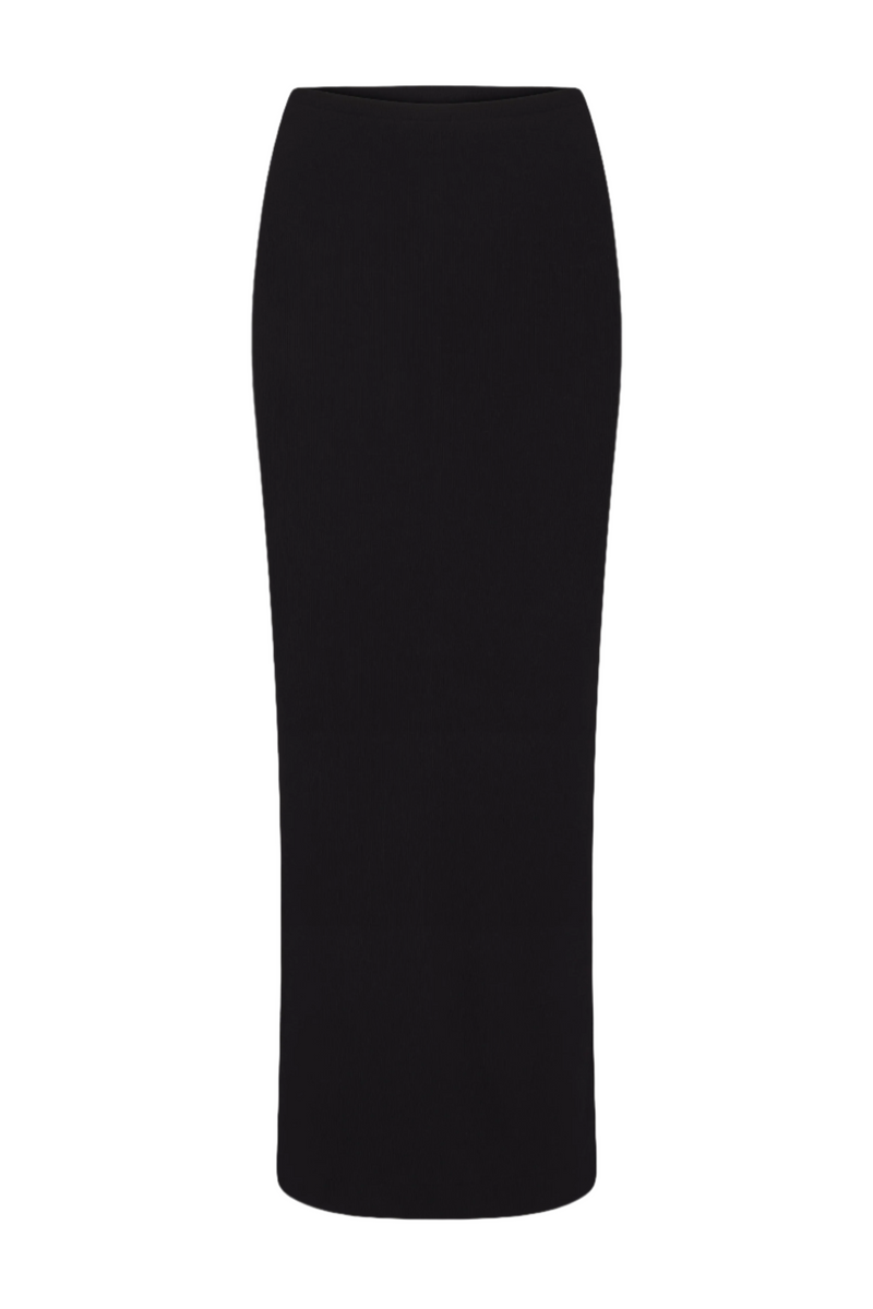 Emma Skirt - Black Rib