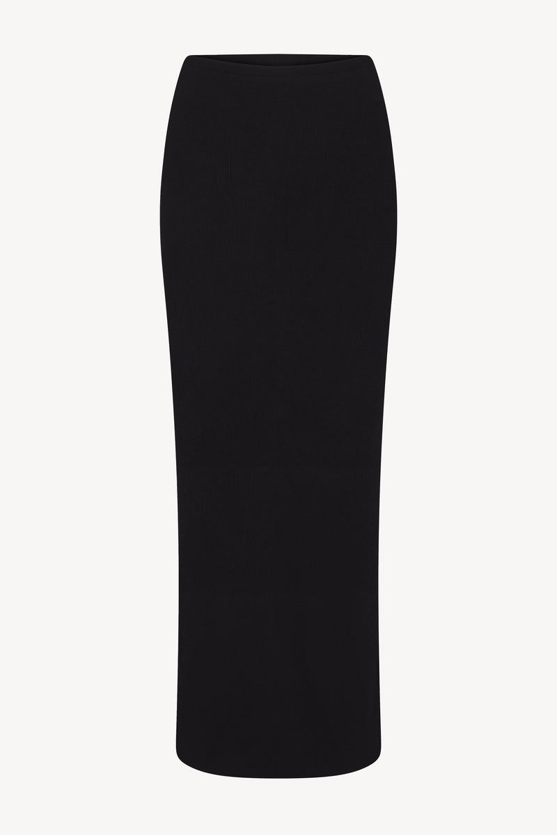 Emma Skirt - Black Rib