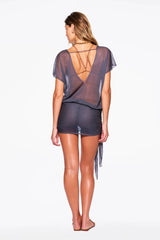 Karoo Sarong Dress - Slate - BLVD