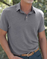 Knit Polo - Slate
