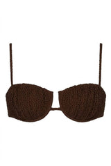Petal Top - Espresso Crochet - BLVD