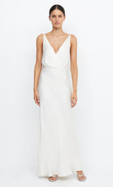 Adore V Maxi Dress - Cream