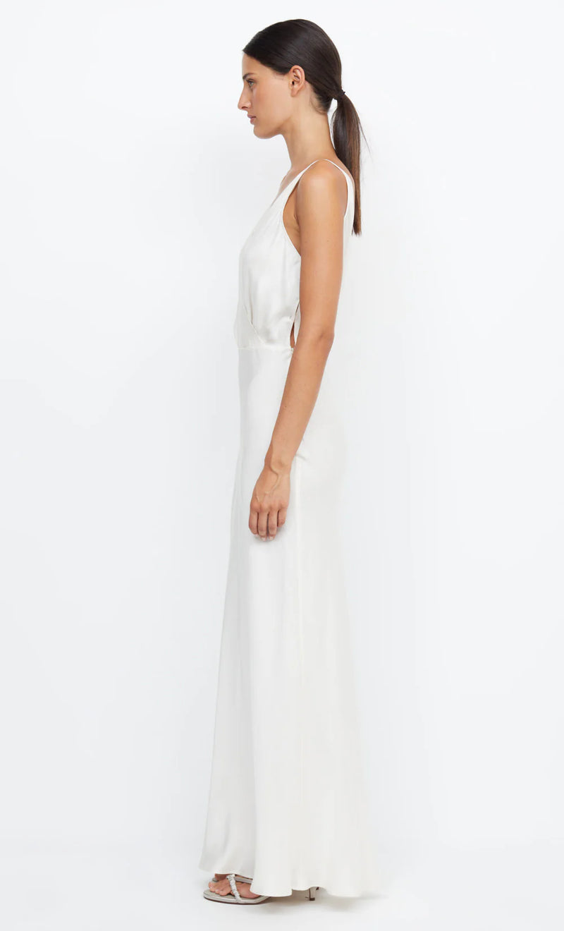 Adore V Maxi Dress - Cream