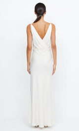 Adore V Maxi Dress - Cream