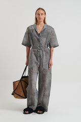 Feike Jumpsuit - Grey Melange